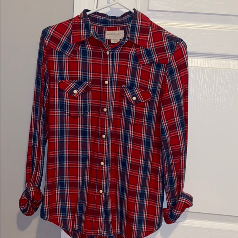 Red, Blue & White Flannel